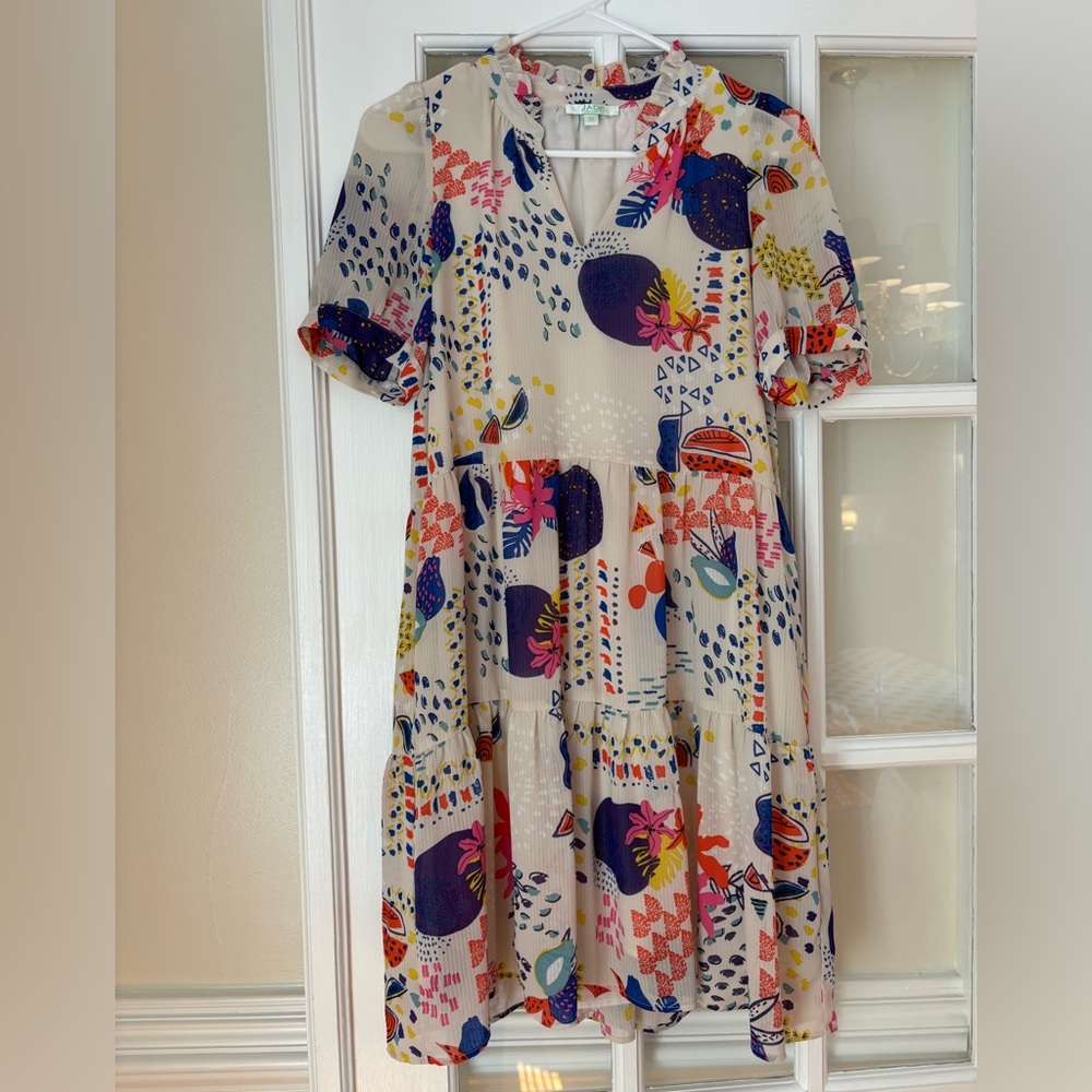 Joy Joy Multicolor Patterned Dress